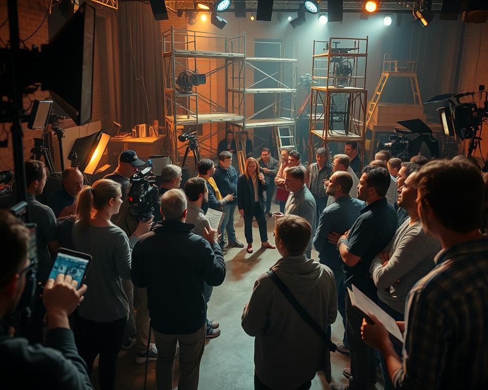 Filmproduktion Hinter den Kulissen Filmproduktion Hinter den Kulissen
