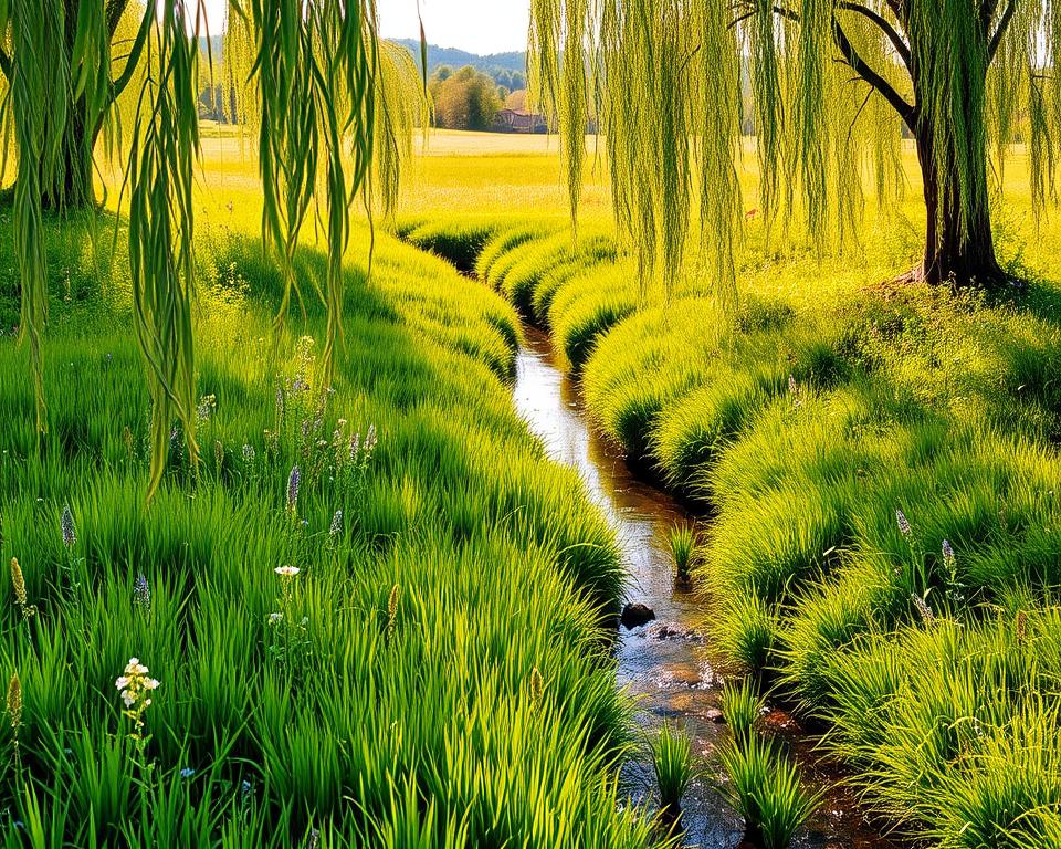 Ist eine Weide geeignet für feuchte Gärten?