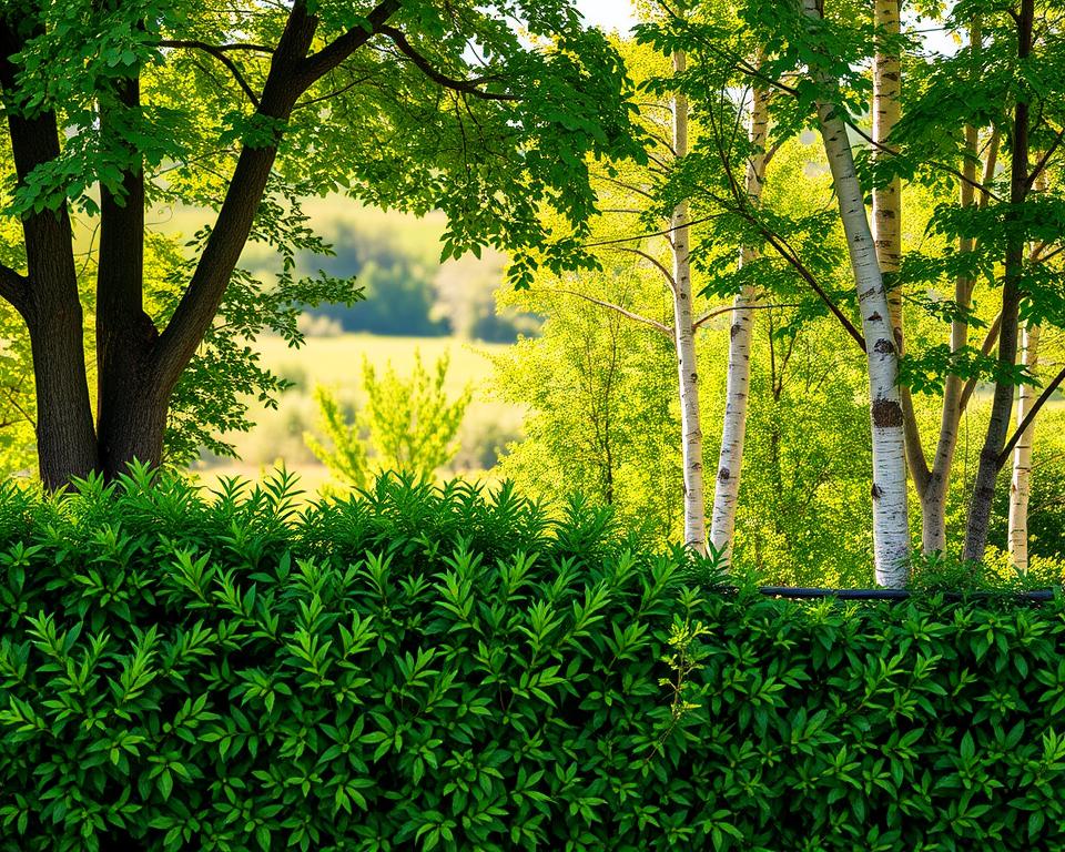 Welche Bäume für Windschutzhecken