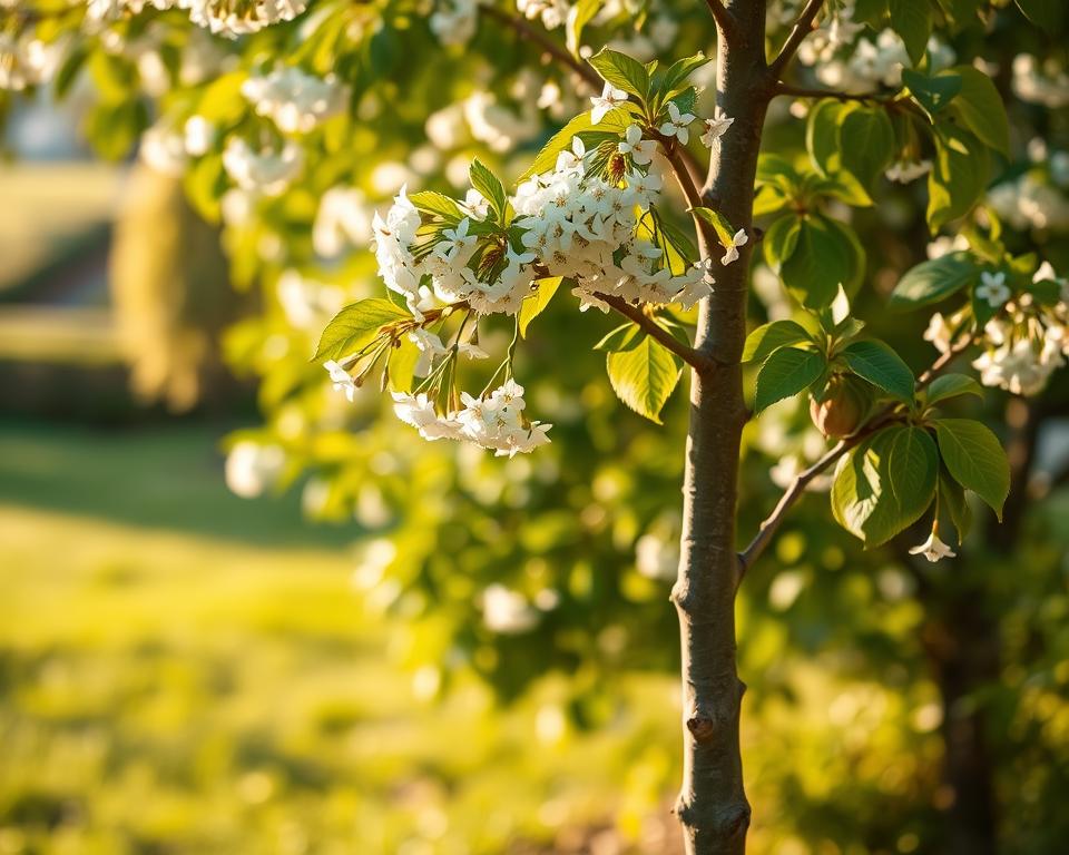 Wie groß wird eine junge Traubenkirsche?