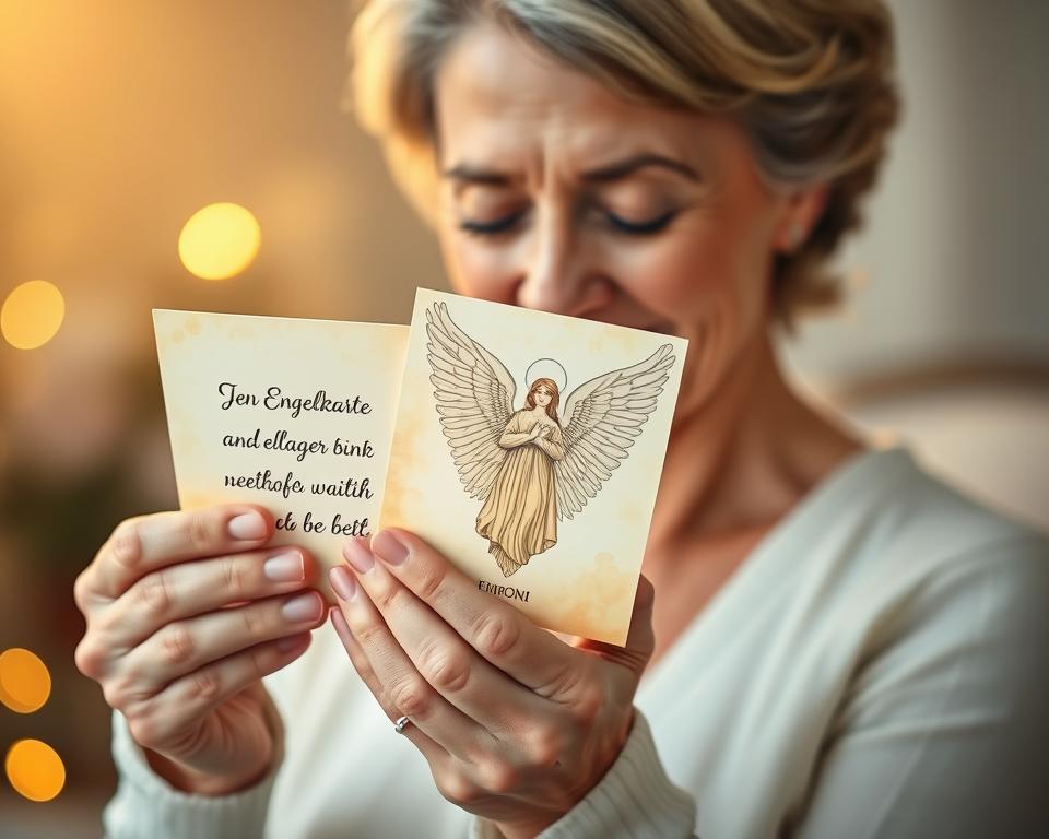 Wie kann dir eine Engelkarte Trost spenden?