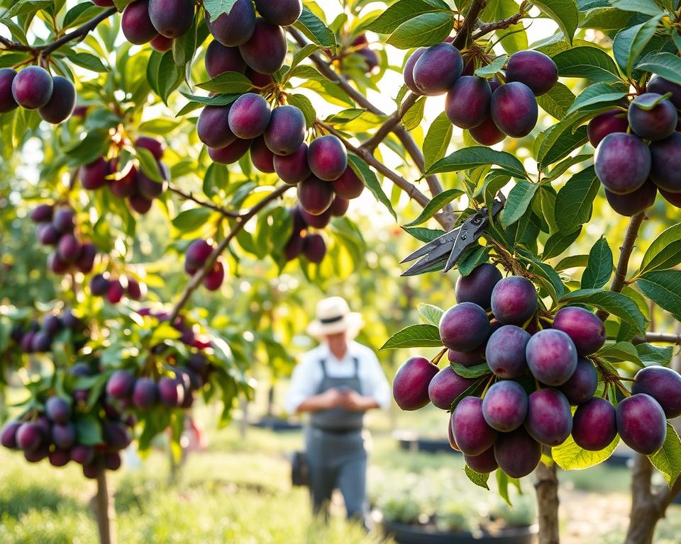 Wie schneidet man einen Pflaumenbaum?