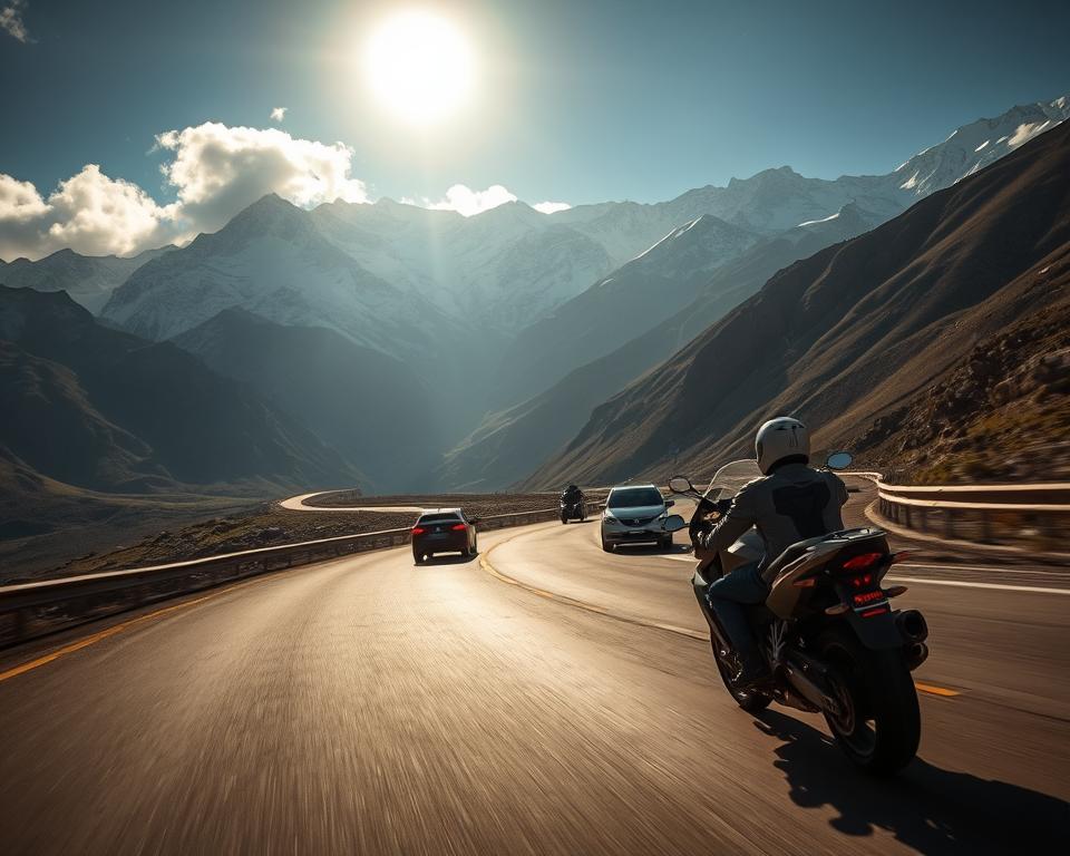 Motorrad Erfahrungen auf der Autobahn