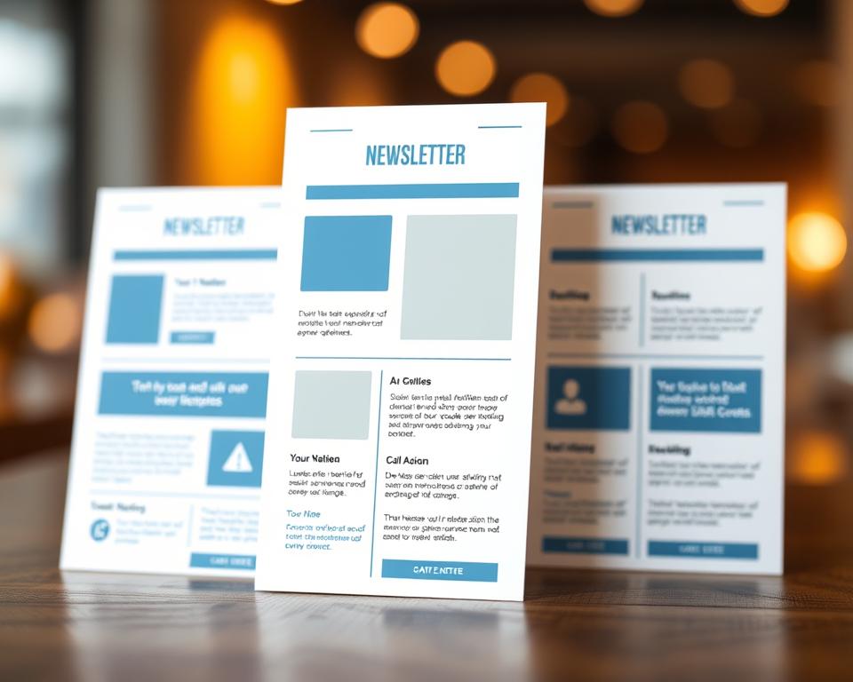 Newsletter Design-Elemente