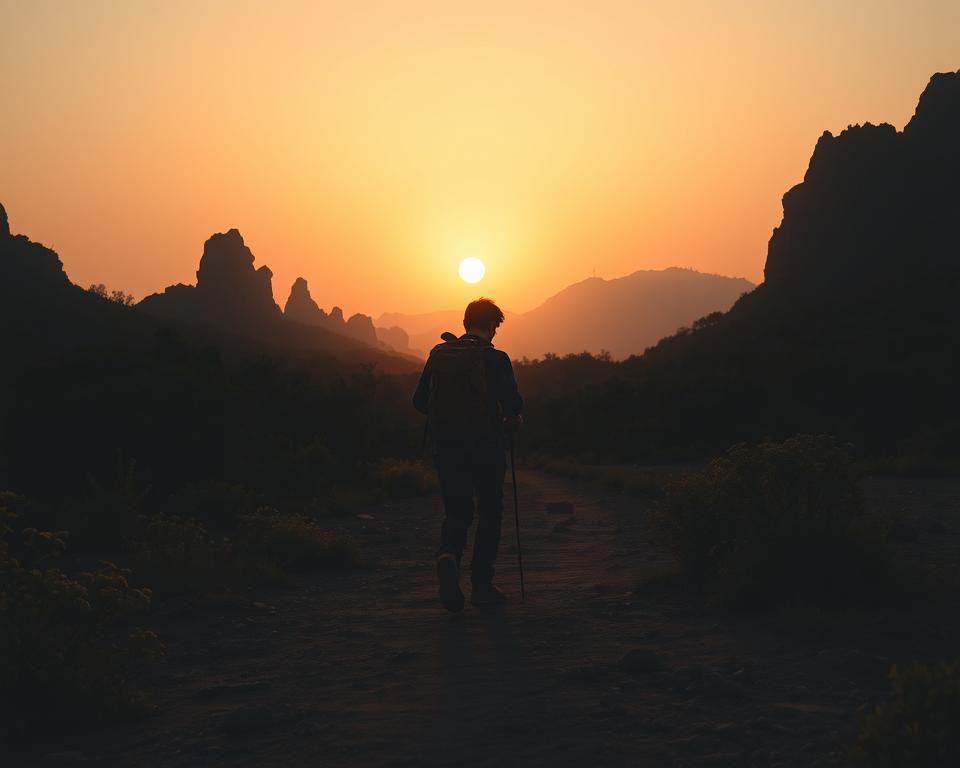 Wie reist man zu Fuß durch unbekanntes Terrain?