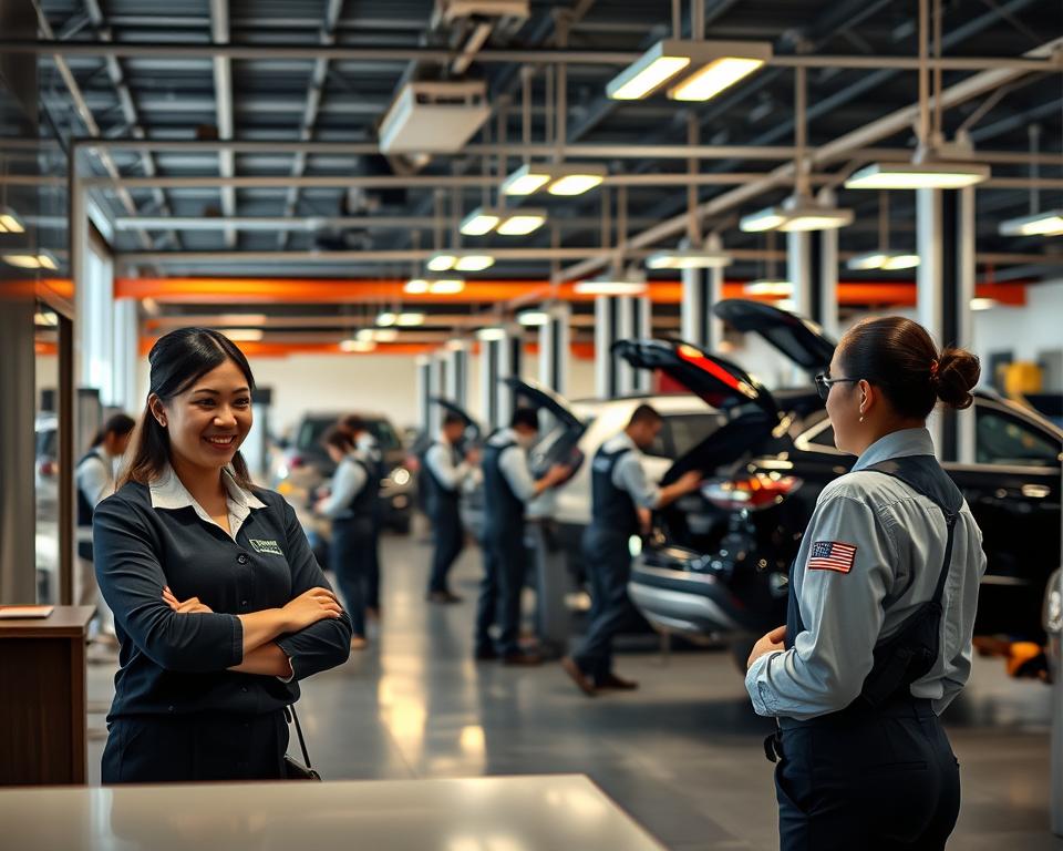 Fachkräfte, die Service zur Stärke machen