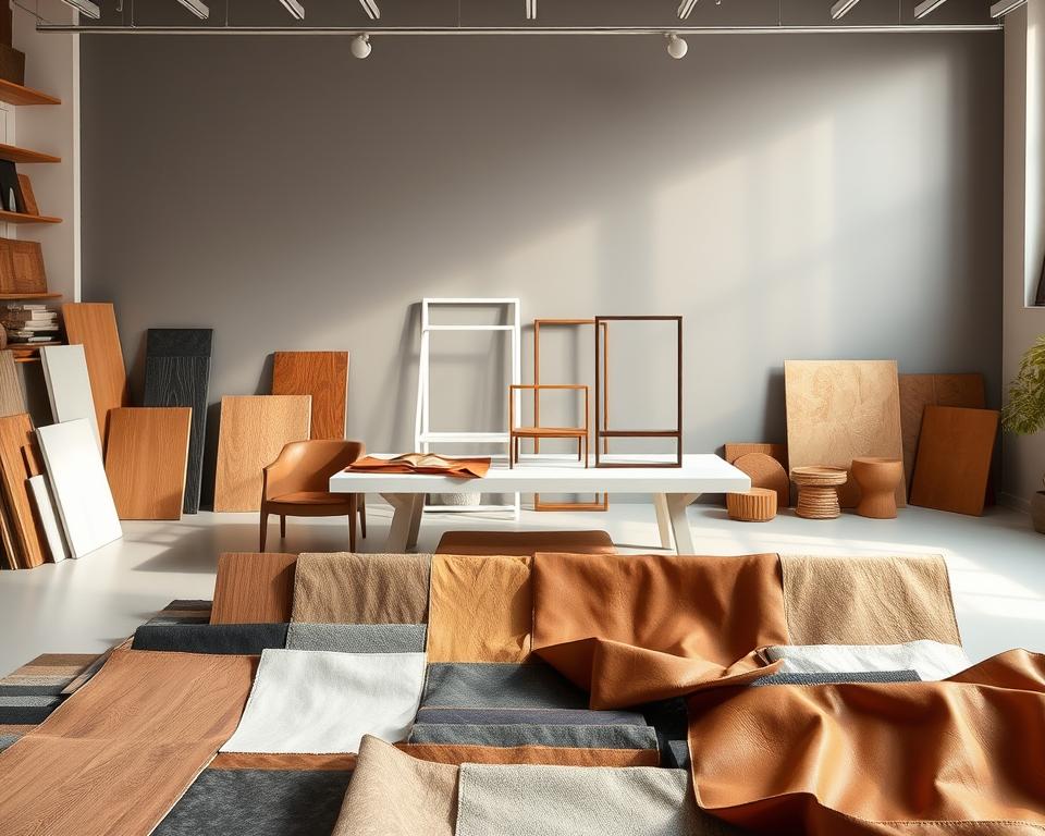 Materialien für Möbel