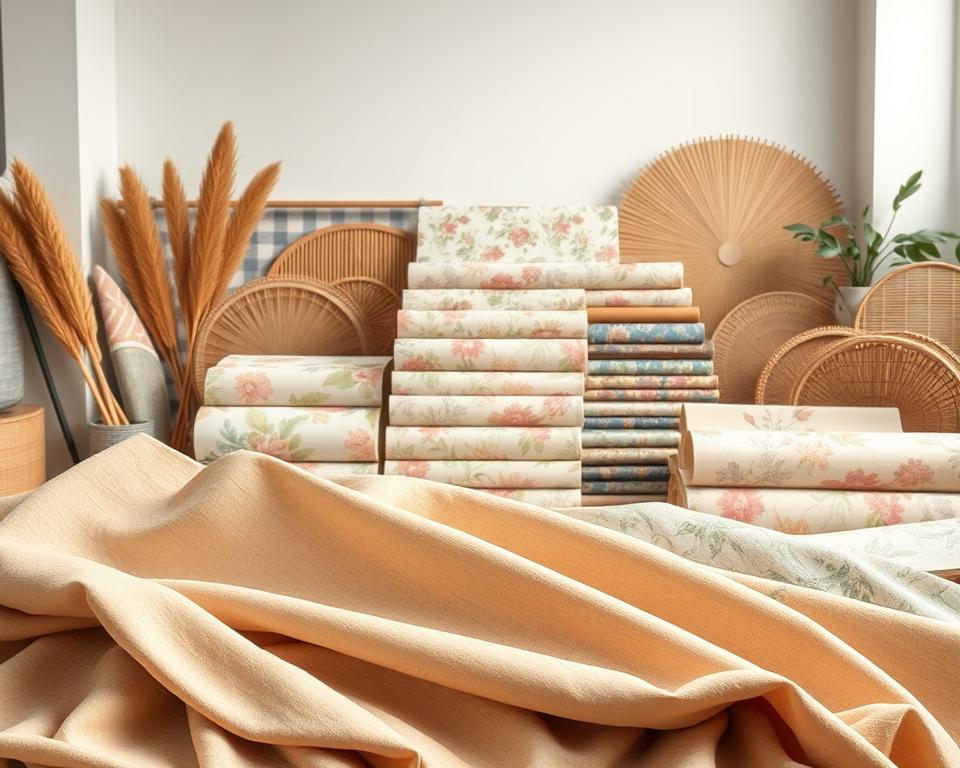 Materialien für Tapeten