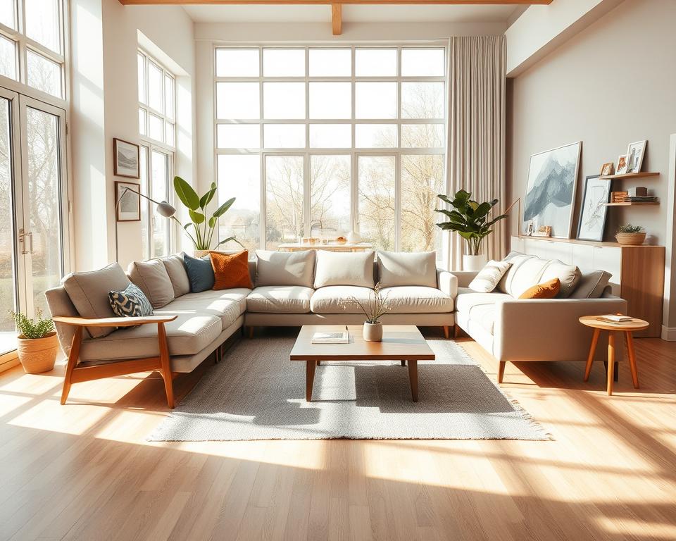 Moderne Möblierung für offene Räume