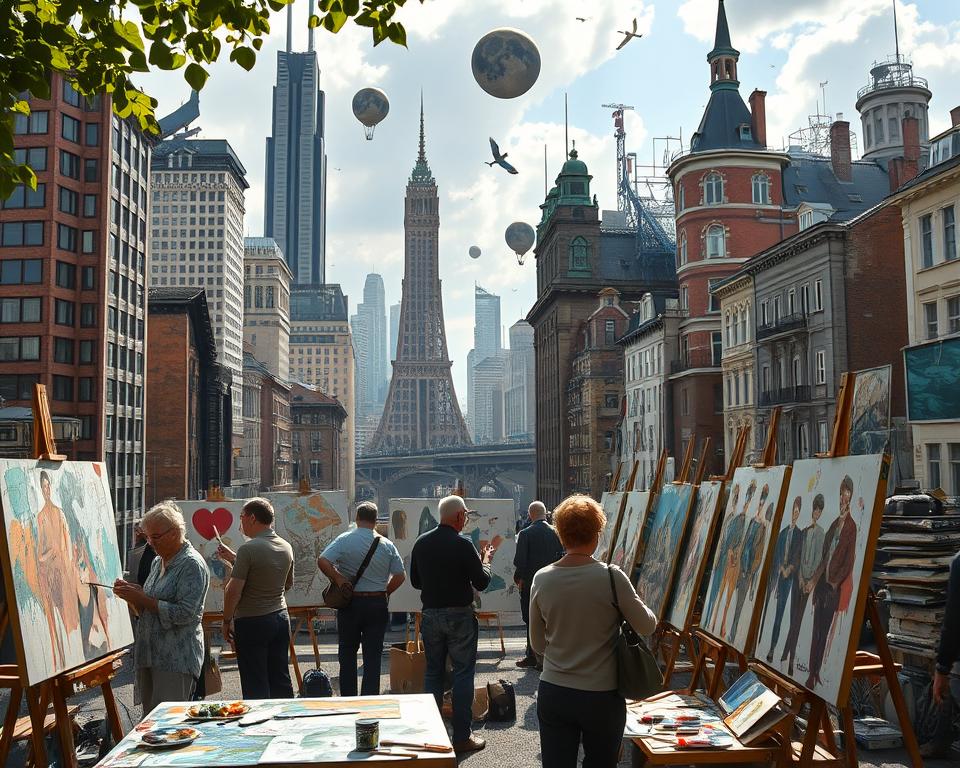 Welche Künstler prägen die Surrealismus-Szene in Duisburg?