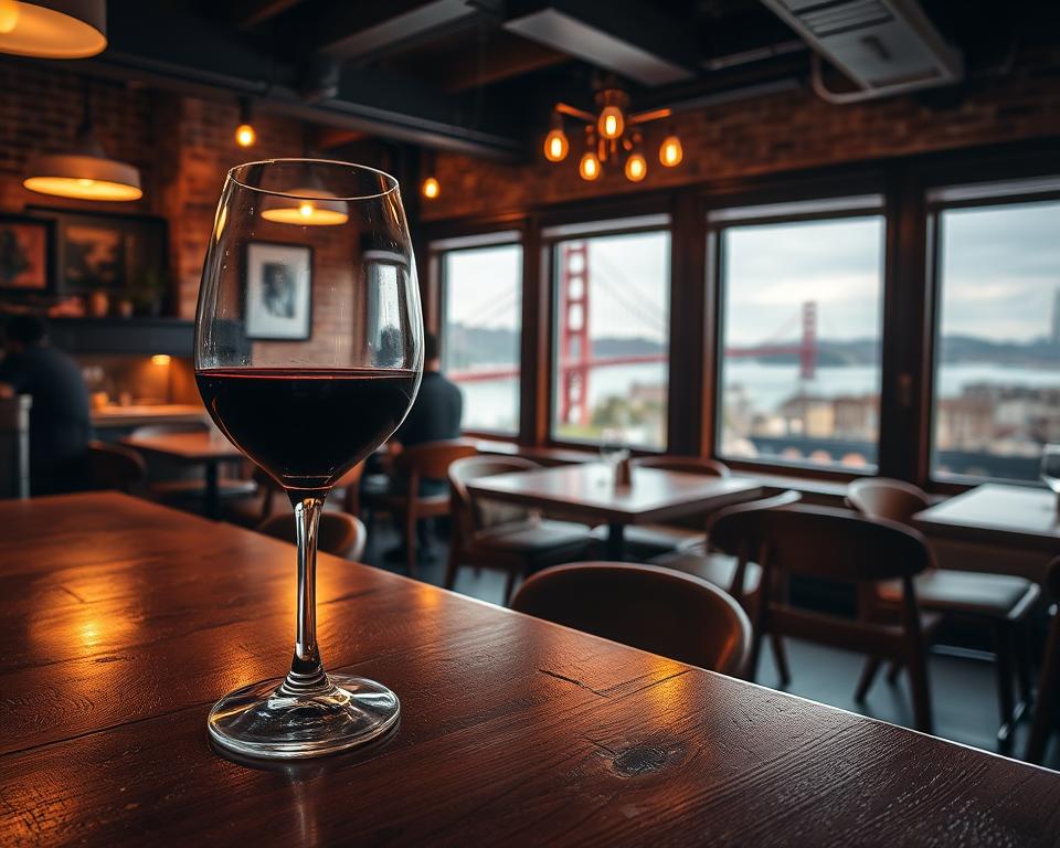 Was kostet ein Glas Wein in San Francisco?