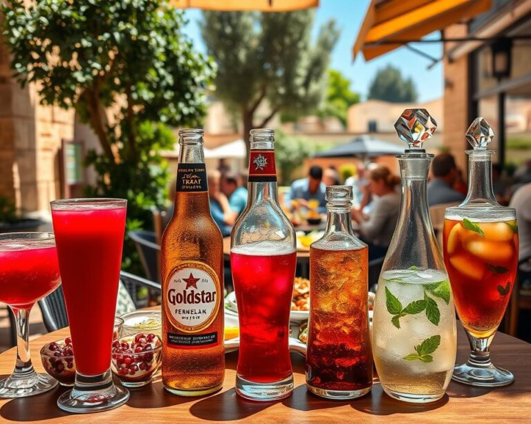 Welche Getränke begleiten ein Menü in Israel?