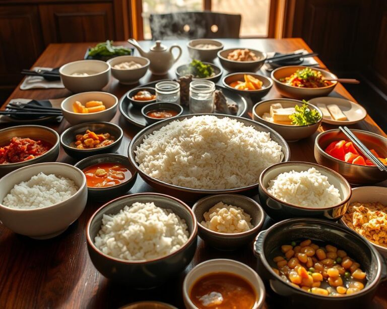 Welche Rolle spielt Reis in der koreanischen Küche?