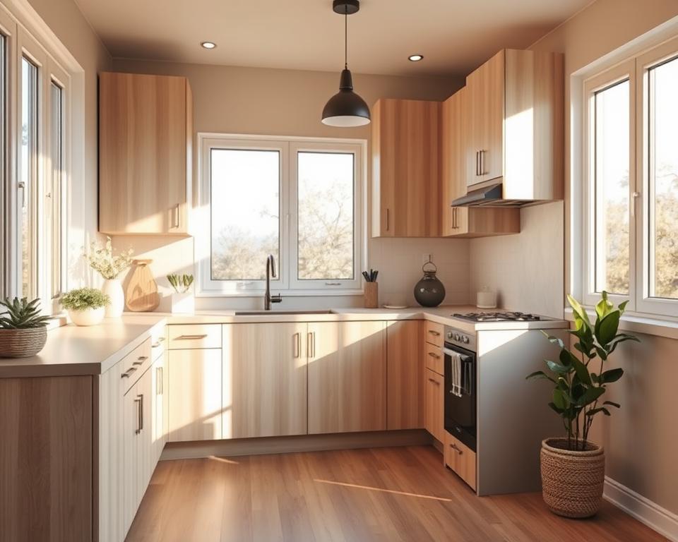 Wie gestaltet man eine Küche in kleinen Räumen?