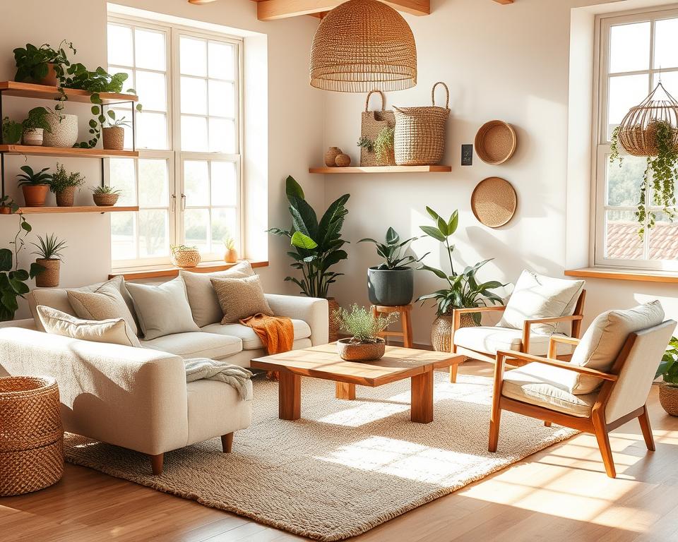 Wie gestaltet man eine Wohnung mit Naturmaterialien?