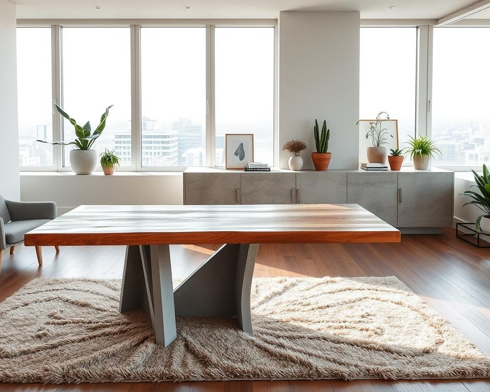 Wie kombiniert man Holz und Beton stilvoll?