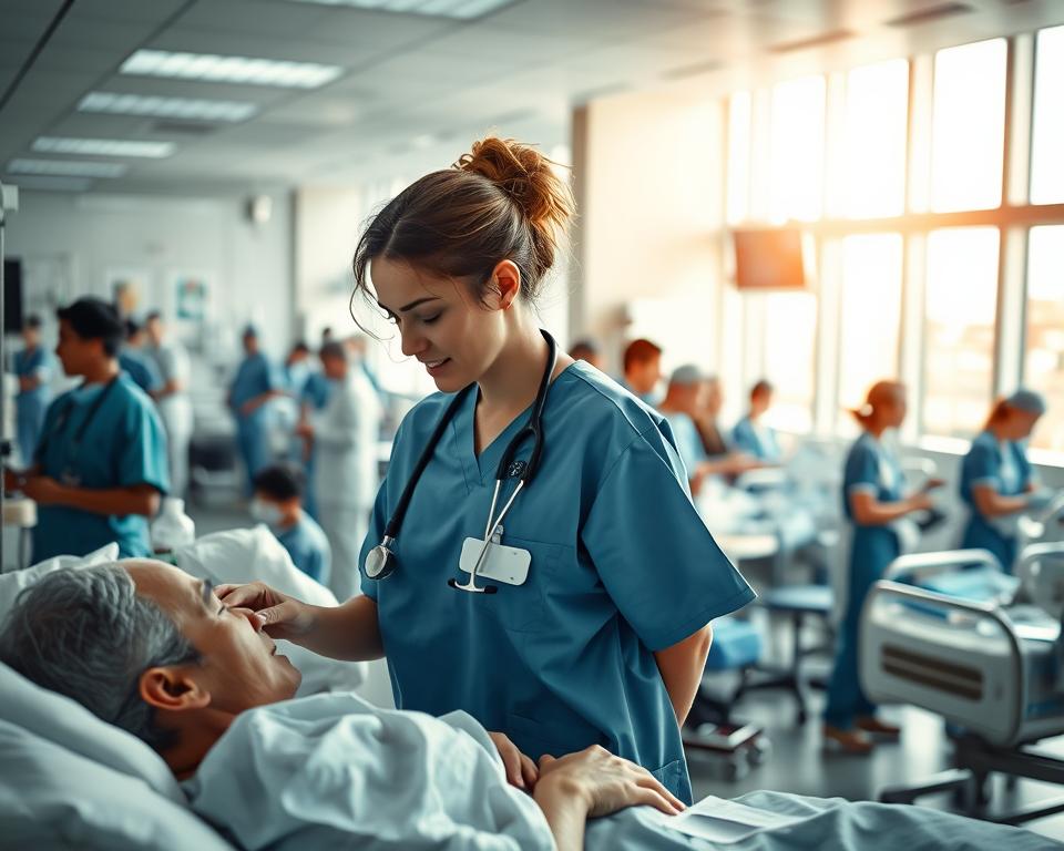 Der Alltag eines Krankenpflegers