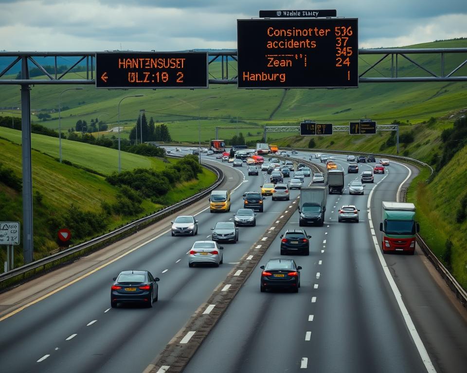 Was ist auf der A7 Richtung Norden los?