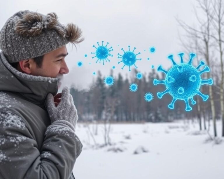 Was ist der Effekt von Kälte auf das Immunsystem?