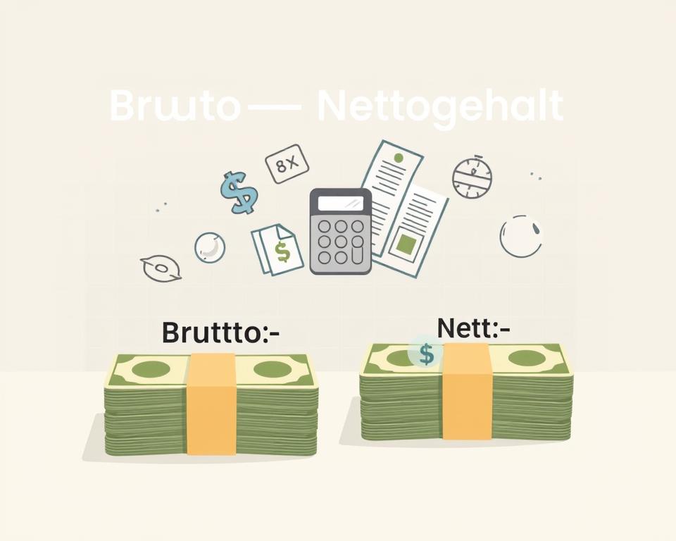 Was ist der Unterschied zwischen Brutto- und Nettogehalt?