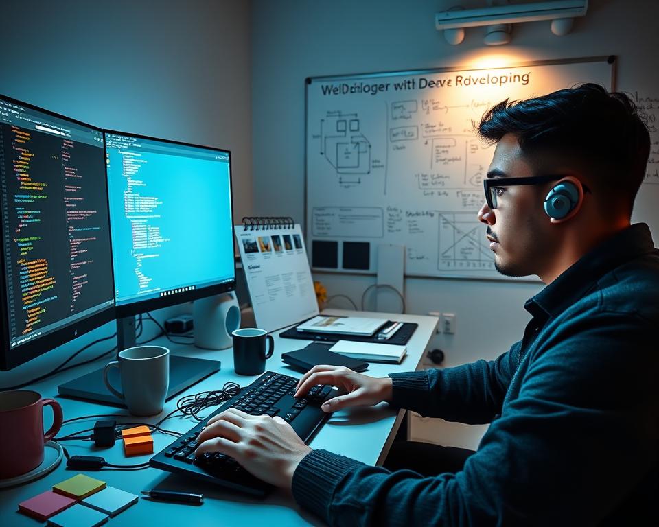 Wie arbeitet ein professioneller Webentwickler?