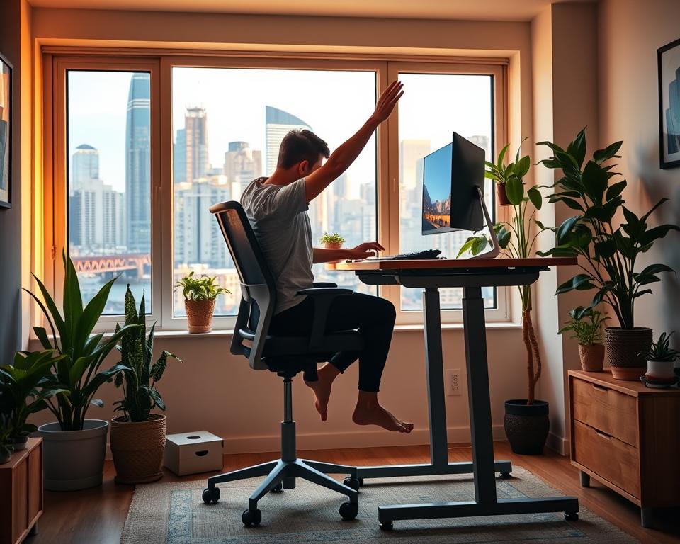 Wie bleibt man aktiv trotz Schreibtischarbeit?