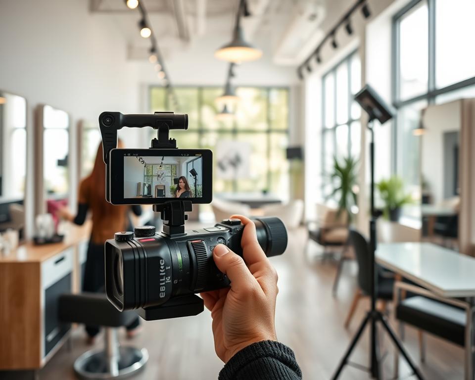 Wie nutzt ein Friseur Videocontent für Social Media?