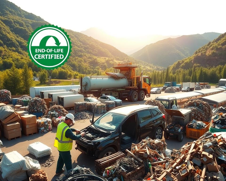 Wie recycelt man Fahrzeuge mit Umweltzertifikat?