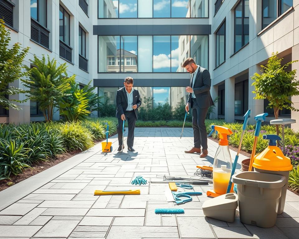 Warum ist Vorhofreinigung für Haus und Gewerbe entscheidend?