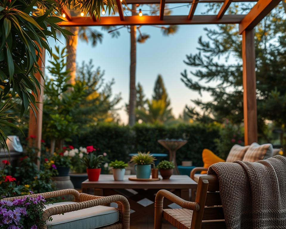 Wie entsteht ein gemütlicher Sitzplatz unter freiem Himmel?