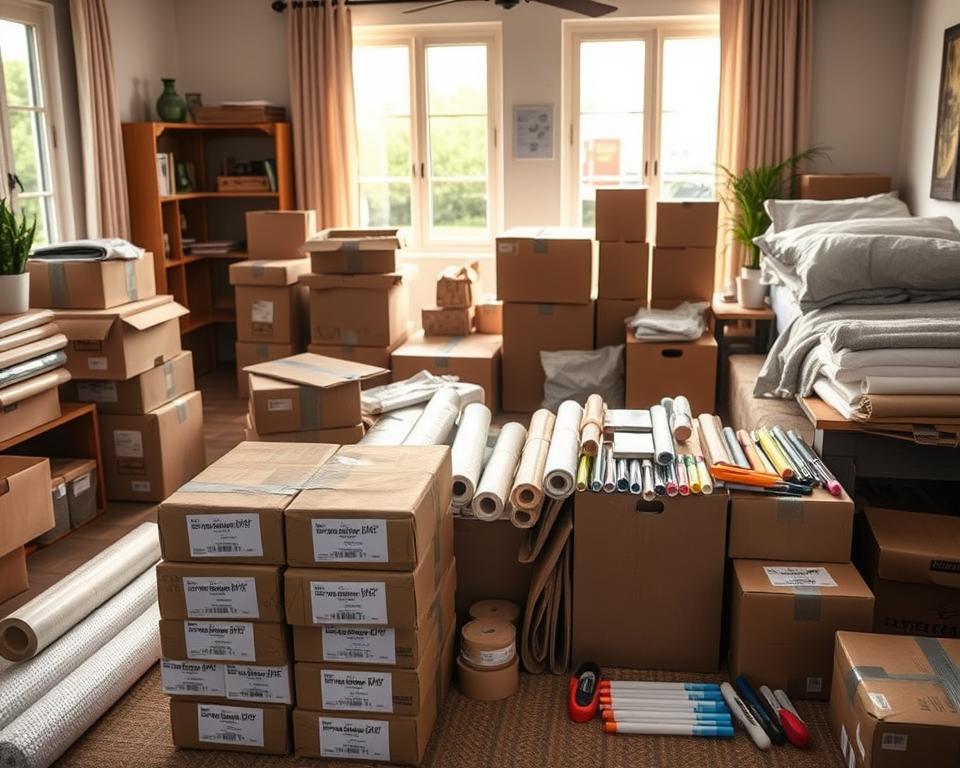 Wie erleichtern Einpackservice und Umzugsmaterial deinen Umzug?