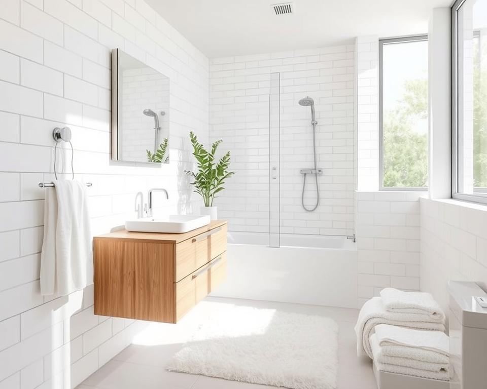 Wie renovierst du ein Badezimmer ohne großen Aufwand?