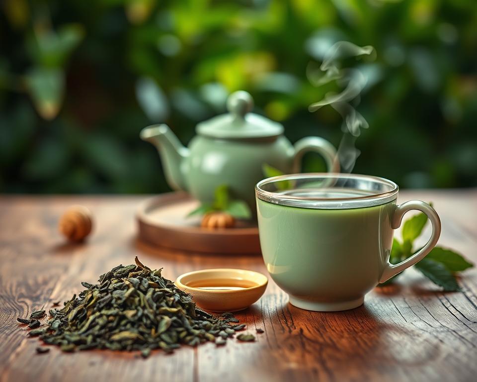 Wodurch verbessert grüner Tee das Wohlbefinden?