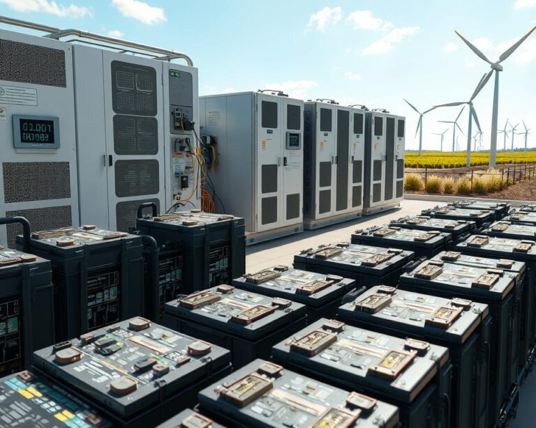 Technische Komponenten eines 1000 kWh Stromspeichers