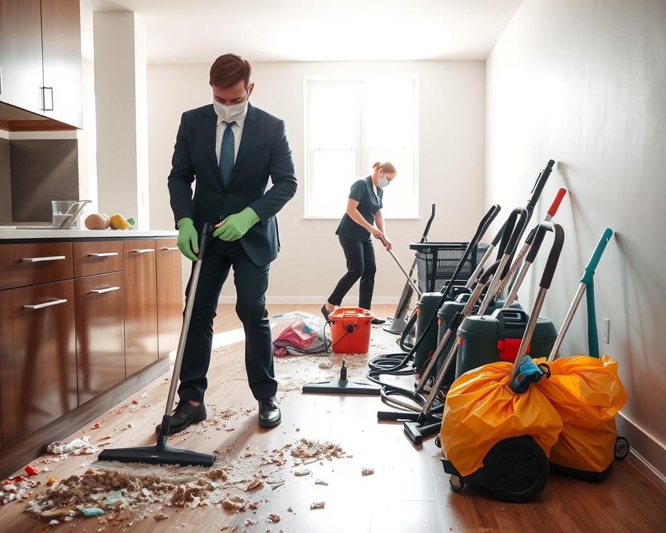 Was macht ein Reinigungsdienst nach Räumungen?