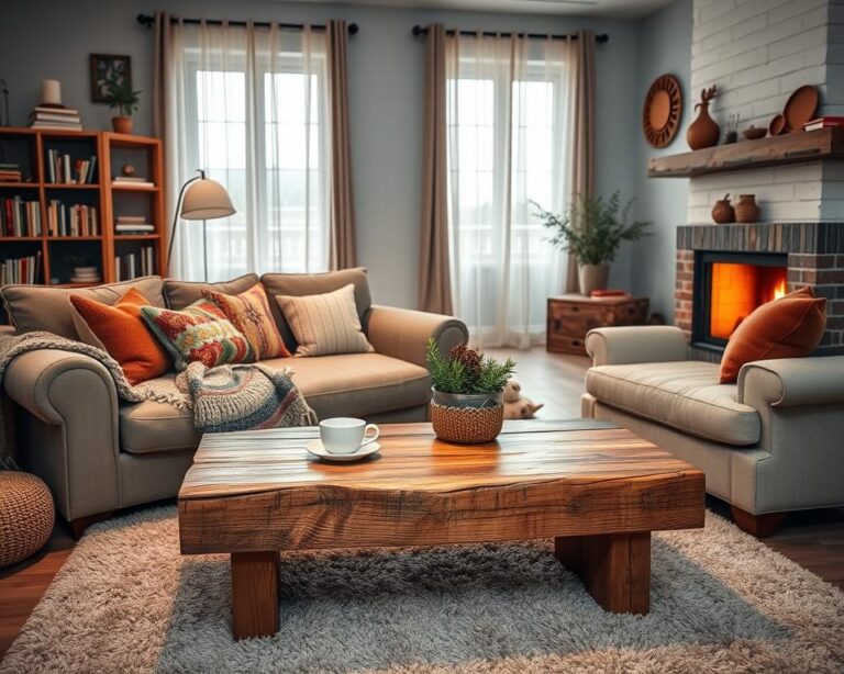 Wie richtet man ein gemütliches Wohnzimmer ein?