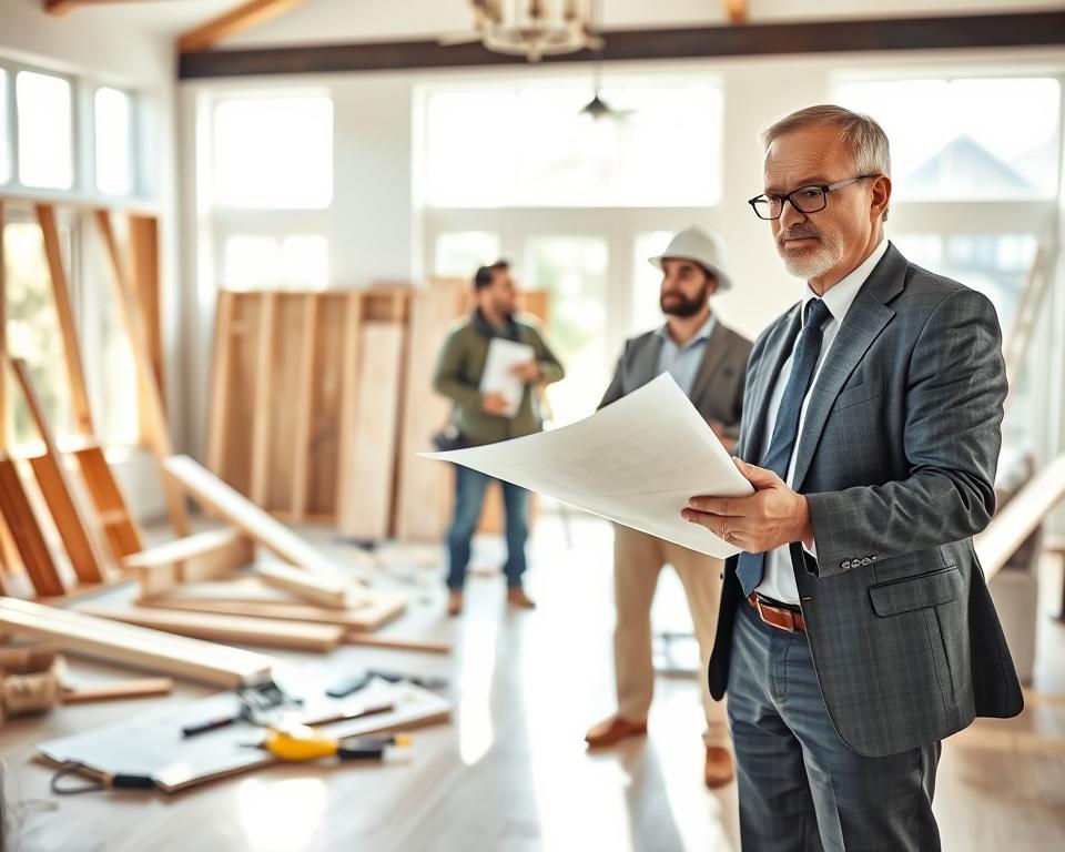 Was übernimmt ein Architekt bei einem Umbau?