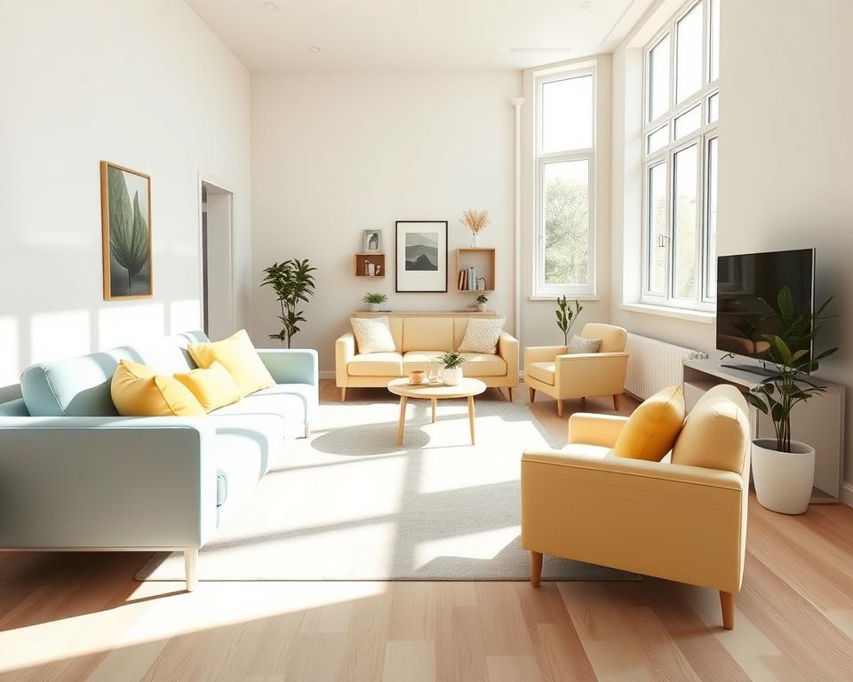 Welche Farben vergrößern kleine Räume optisch?