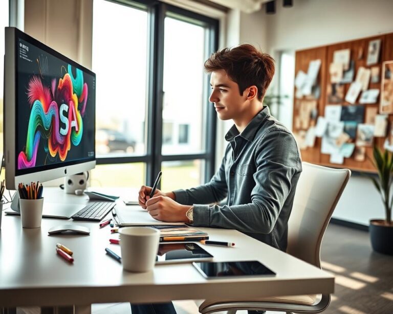 Wie arbeitet ein Grafikdesigner im Alltag?