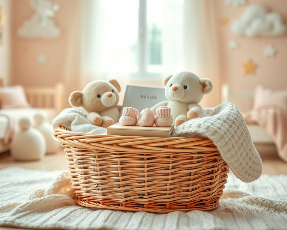 Wie wird ein Babykorb zum liebevollen Geschenk zur Geburt?