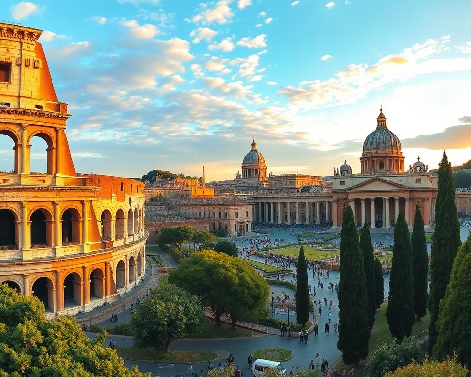 Welche Sehenswürdigkeiten prägen Rom?