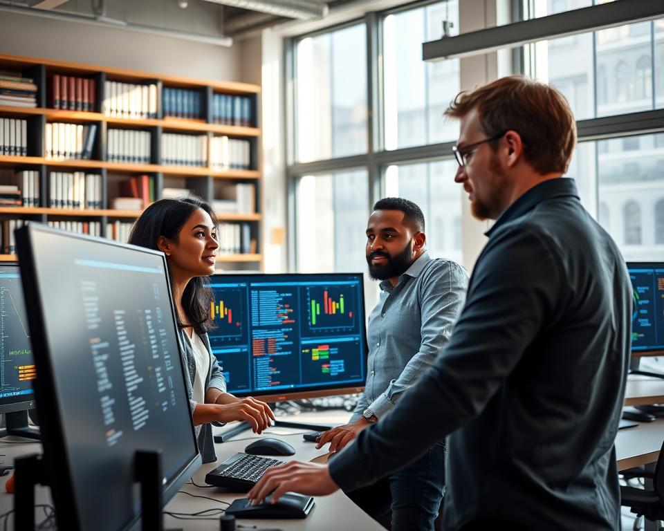 Wie arbeiten Entwickler für Industrie-Softwarelösungen?