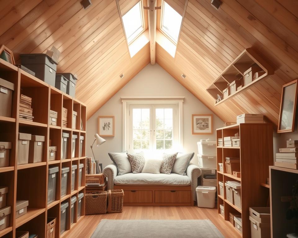 Wie optimiert man Stauraum im Dachgeschoss?