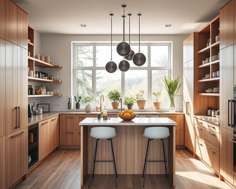 Wie plant man Stauraum in der Küche?