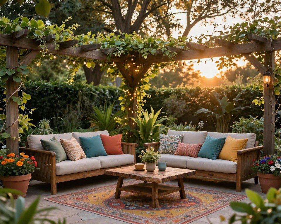 Was sind Vorteile eines Outdoor-Wohnzimmers?