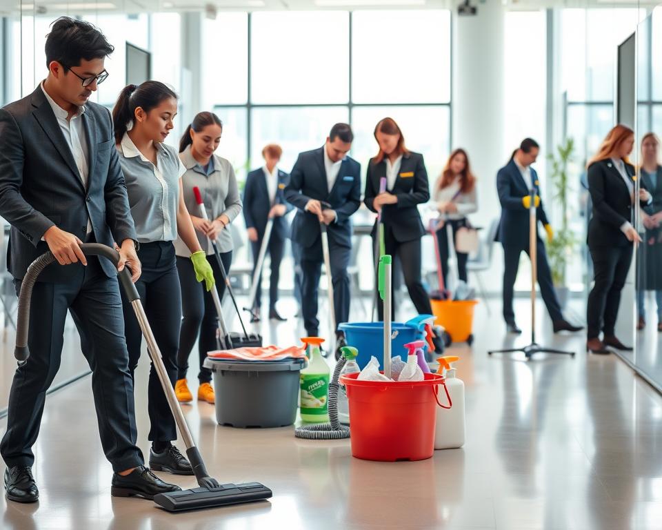 Wie arbeitet ein Gebäudereinigungsdienst professionell?