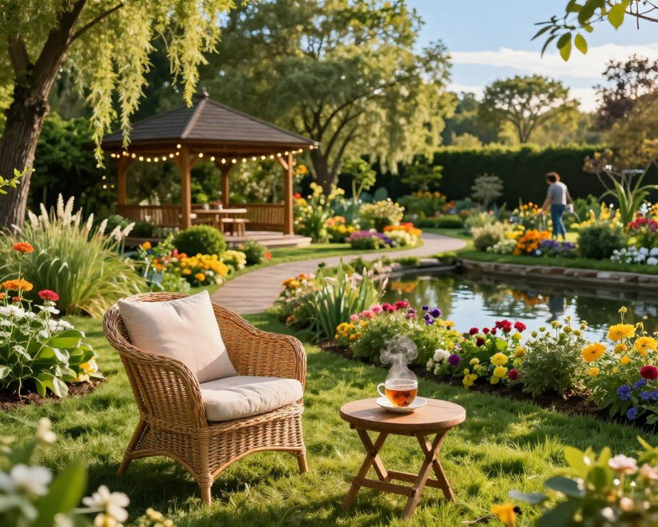 Wie gestaltet man einen Garten zum Entspannen?