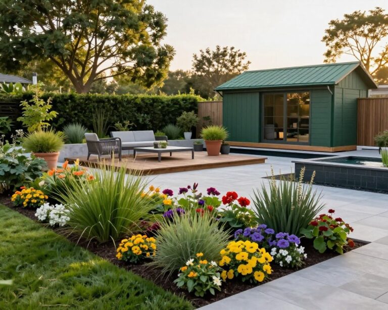 Wie plant man ein modernes Garten design?