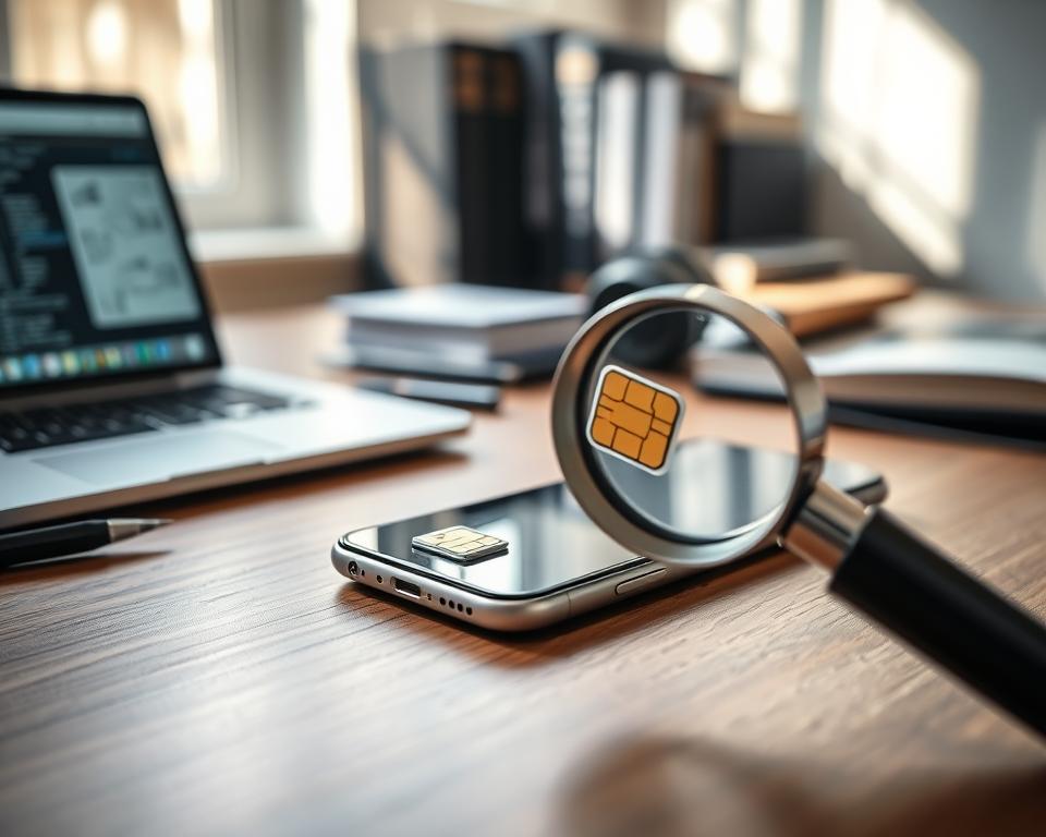 SIM Karte Daten sehen