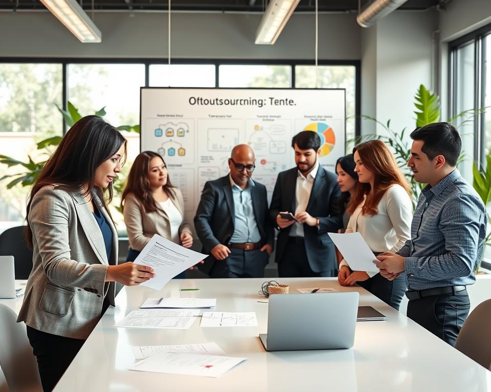 Wie unterstützt ein Outsourcing-Dienstleister Firmen?